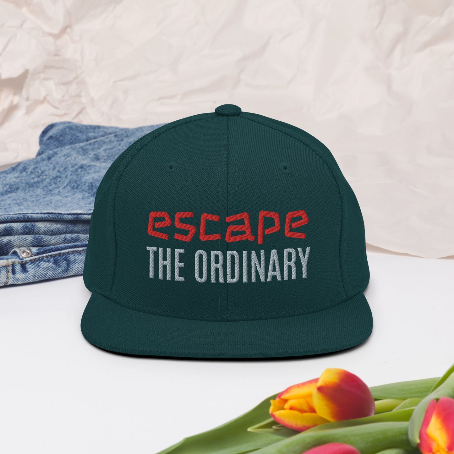 Escape The Ordinary Snapback Hat