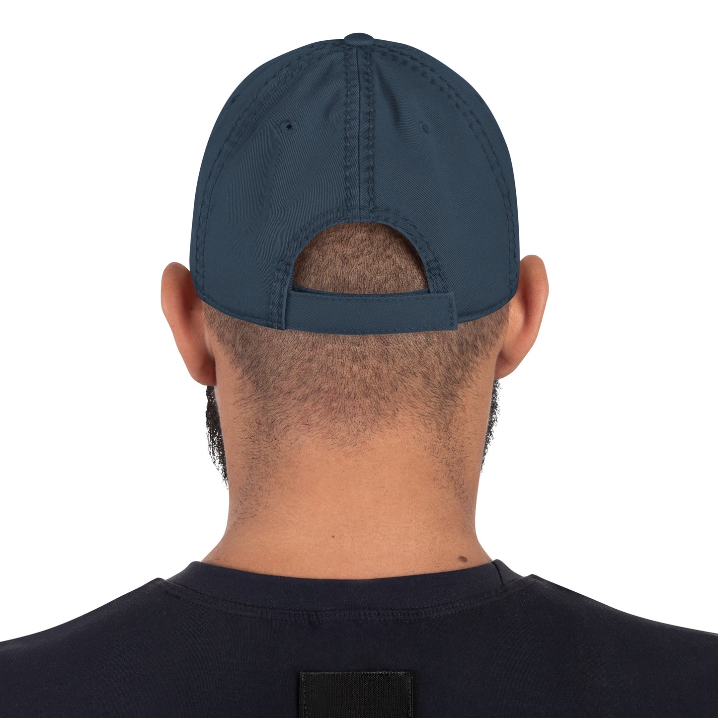 Nextlevel Distressed Dad Hat Black & Blue