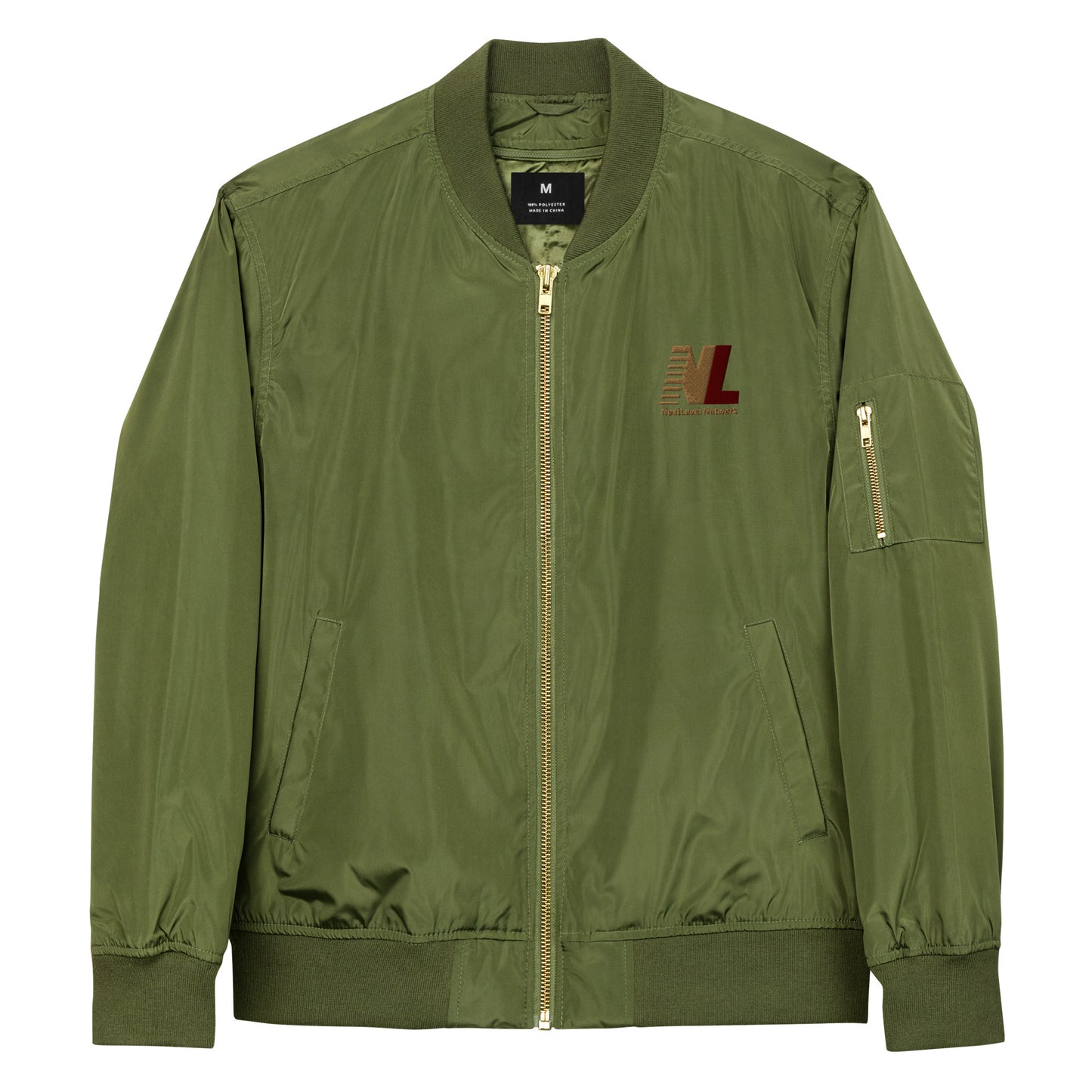 Nextlevel Green bomber jacket