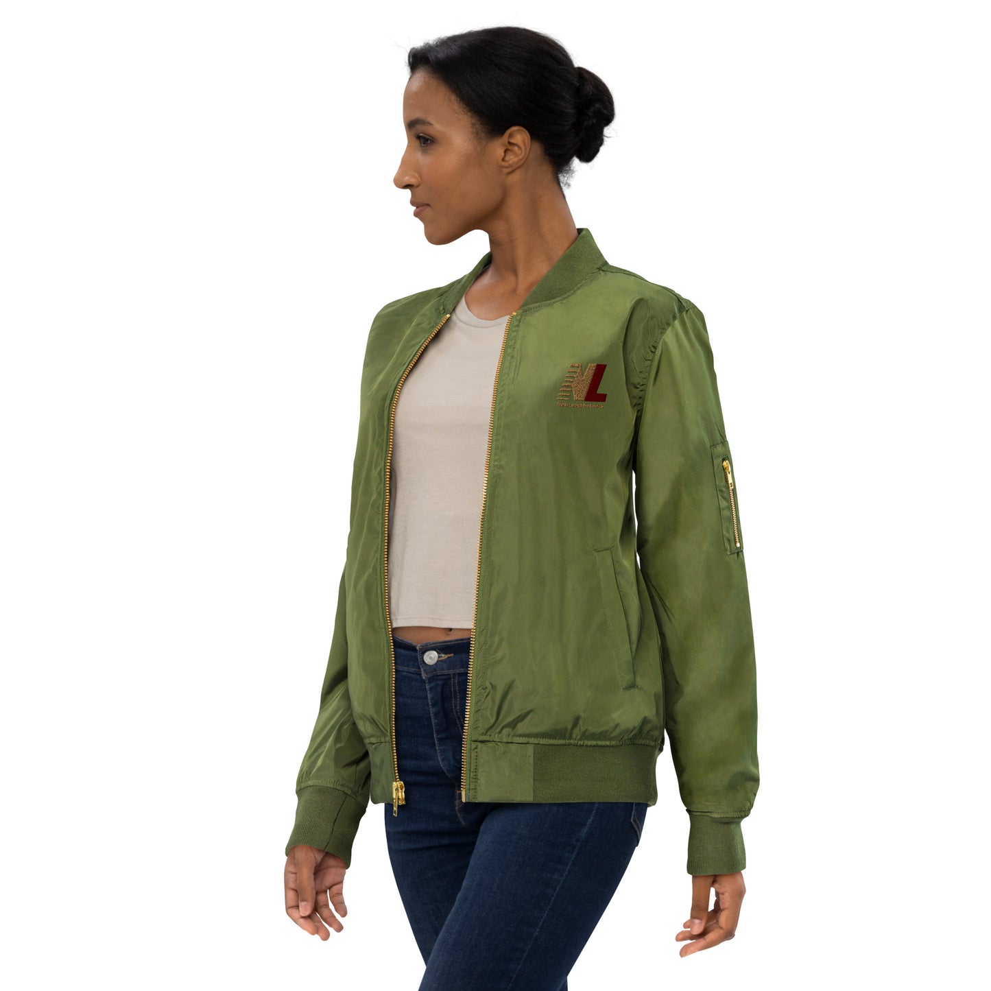 Nextlevel Green bomber jacket