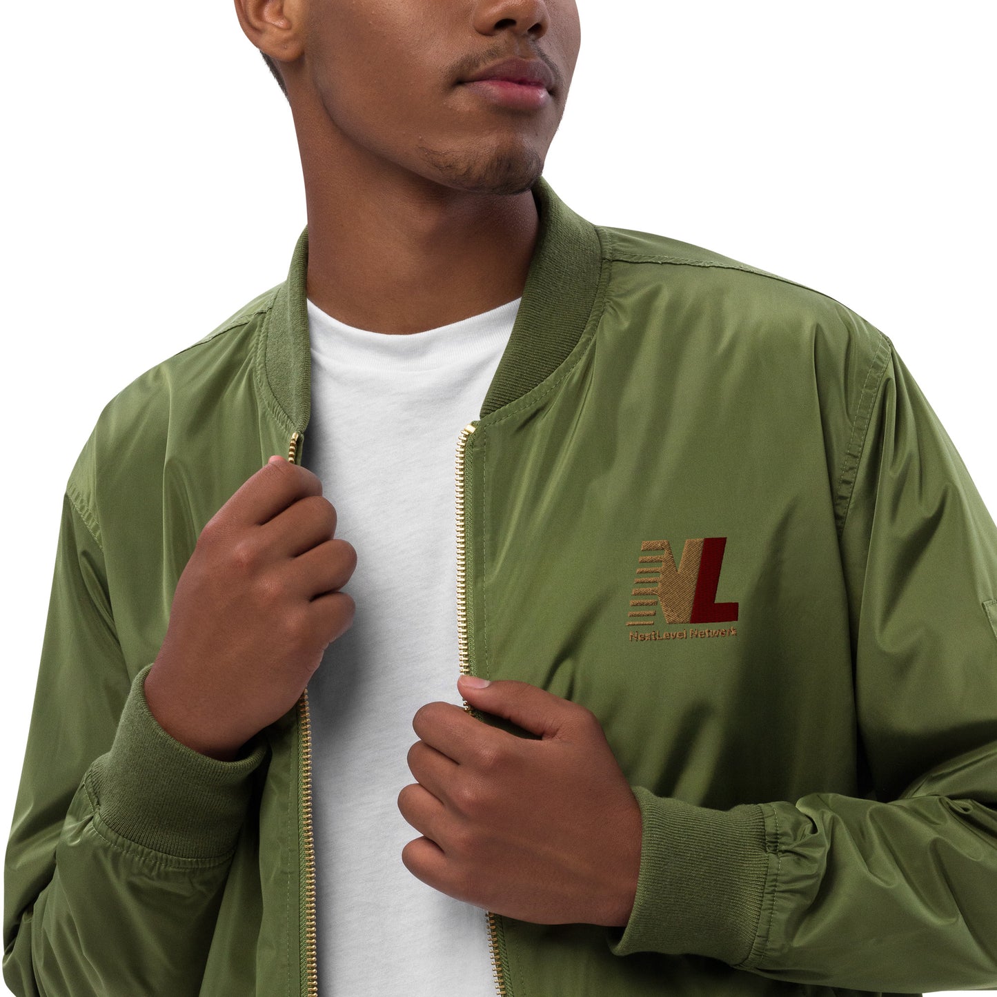 Nextlevel Green bomber jacket