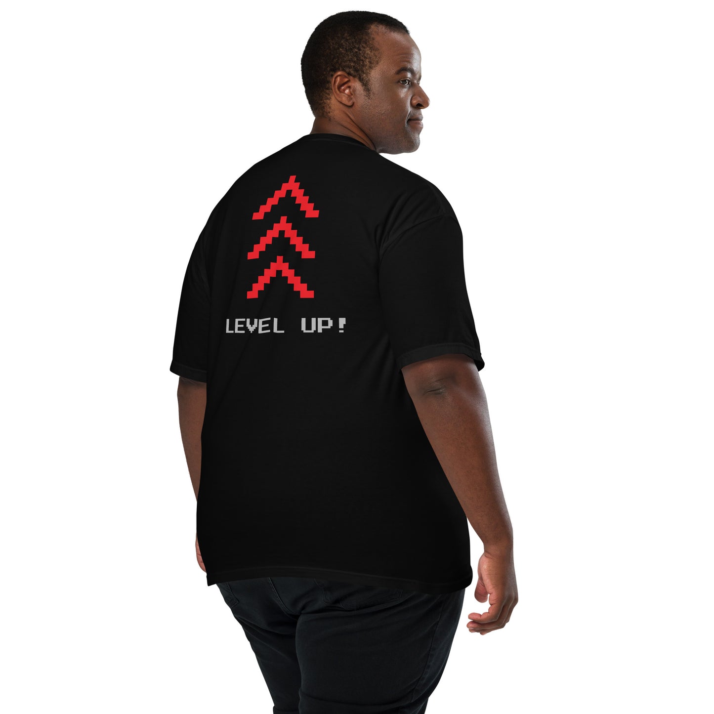 "Level Up" Unisex garment-dyed heavyweight t-shirt