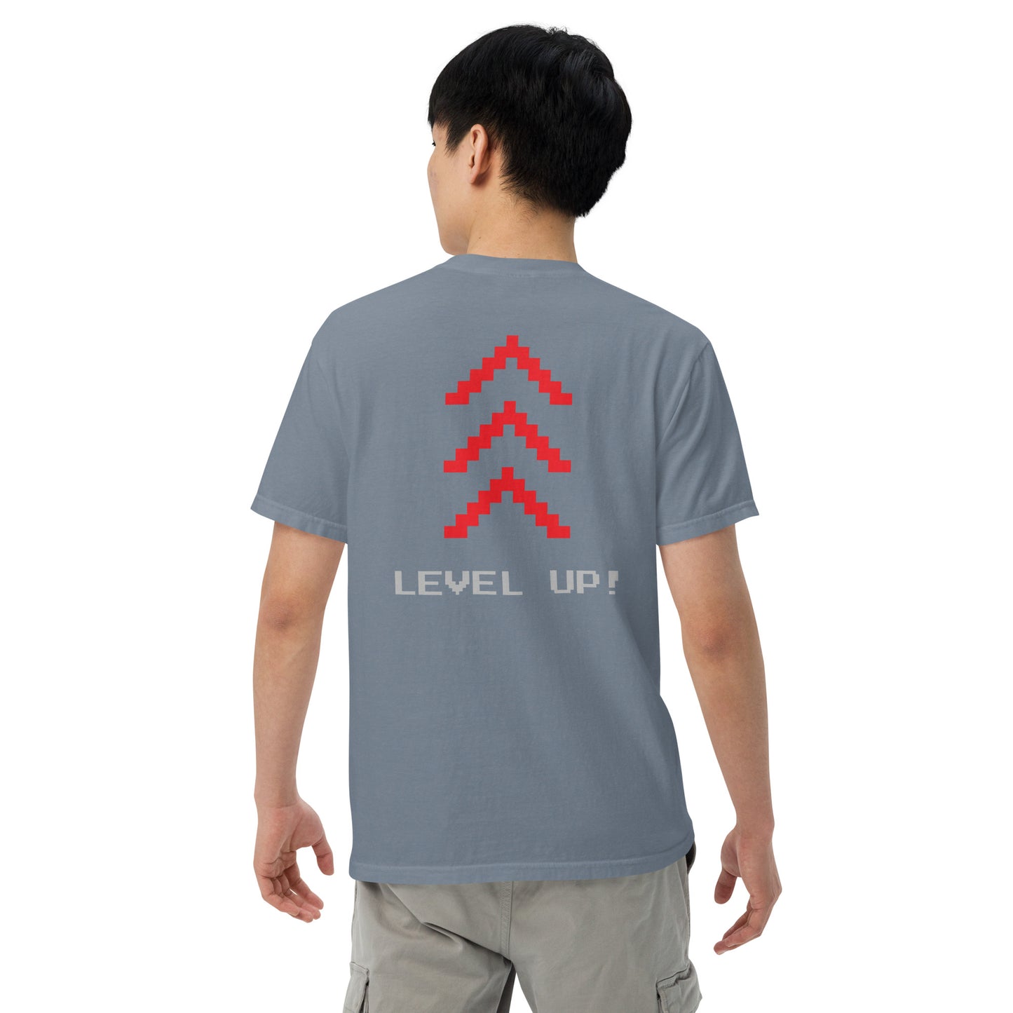 "Level Up" Unisex garment-dyed heavyweight t-shirt