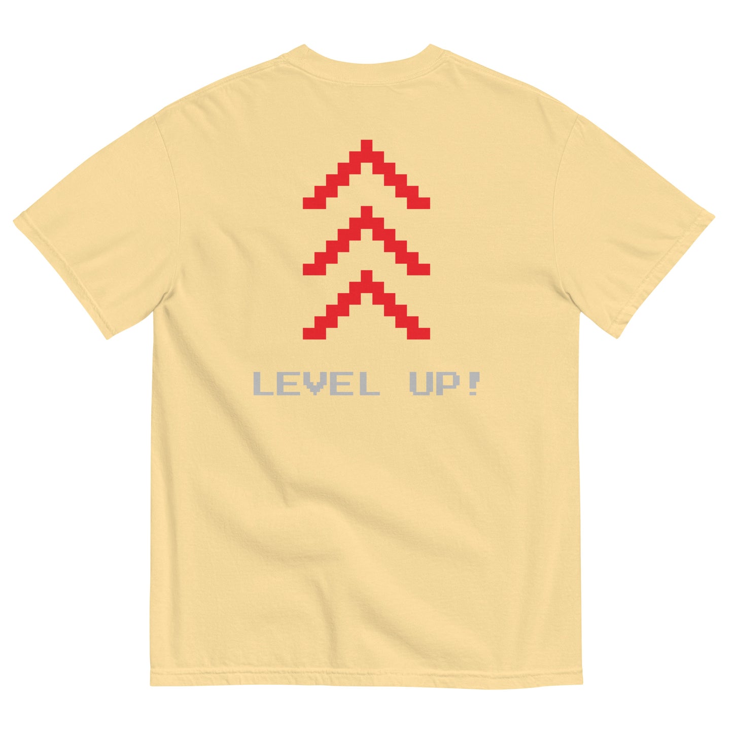 "Level Up" Unisex garment-dyed heavyweight t-shirt