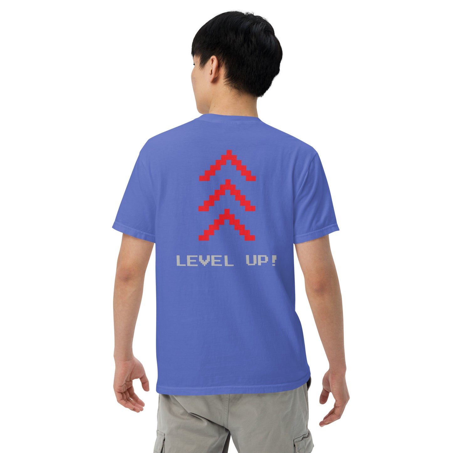 "Level Up" Unisex garment-dyed heavyweight t-shirt