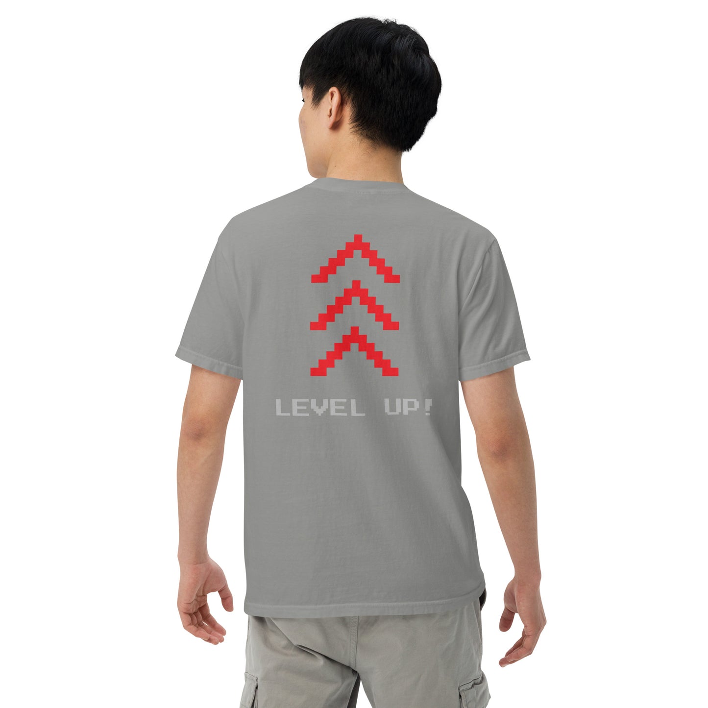 "Level Up" Unisex garment-dyed heavyweight t-shirt