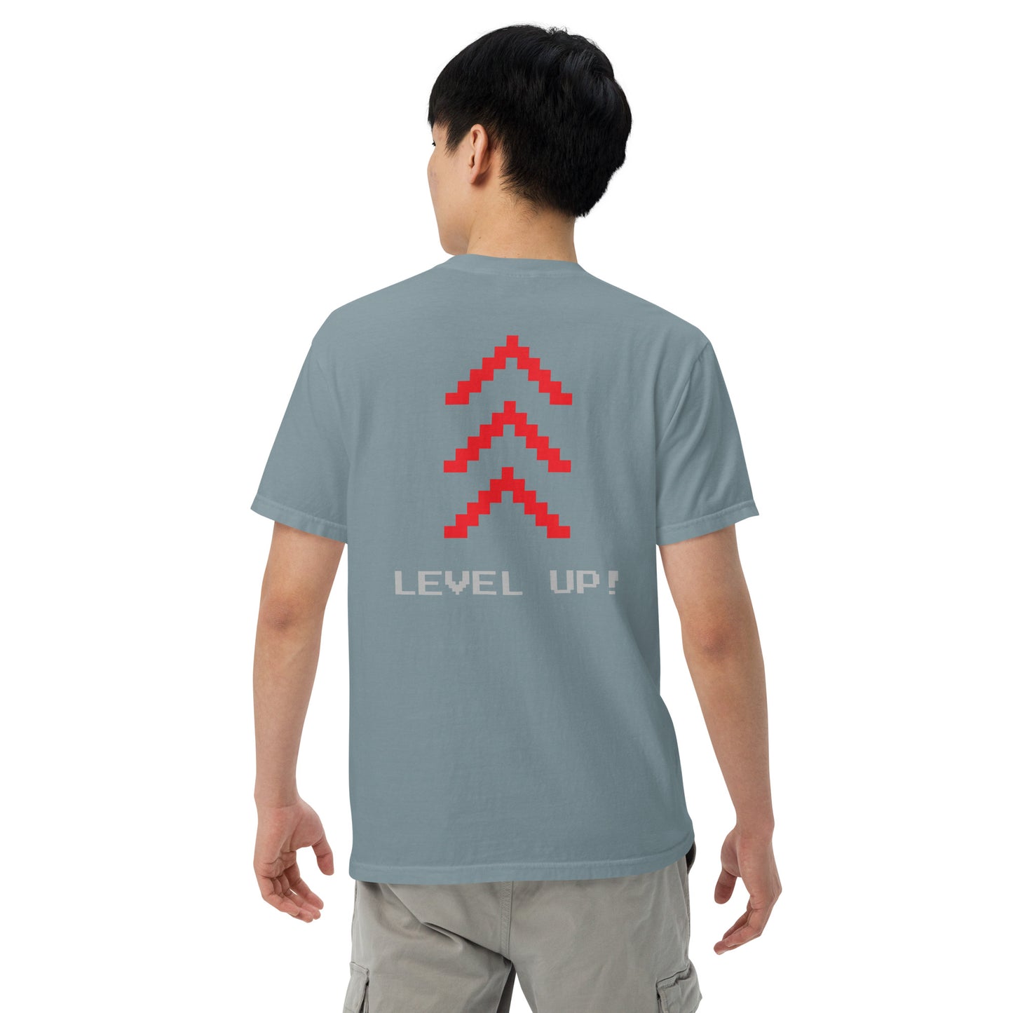 "Level Up" Unisex garment-dyed heavyweight t-shirt