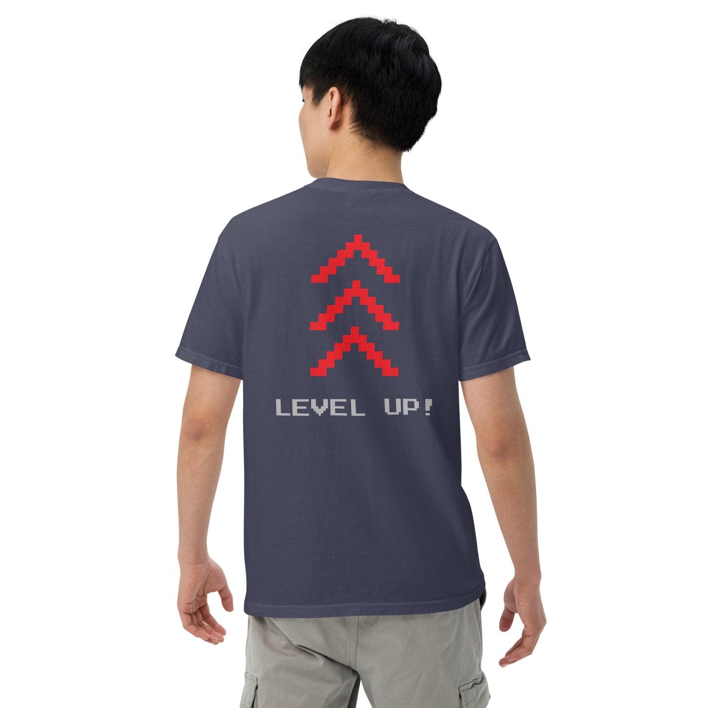 "Level Up" Unisex garment-dyed heavyweight t-shirt