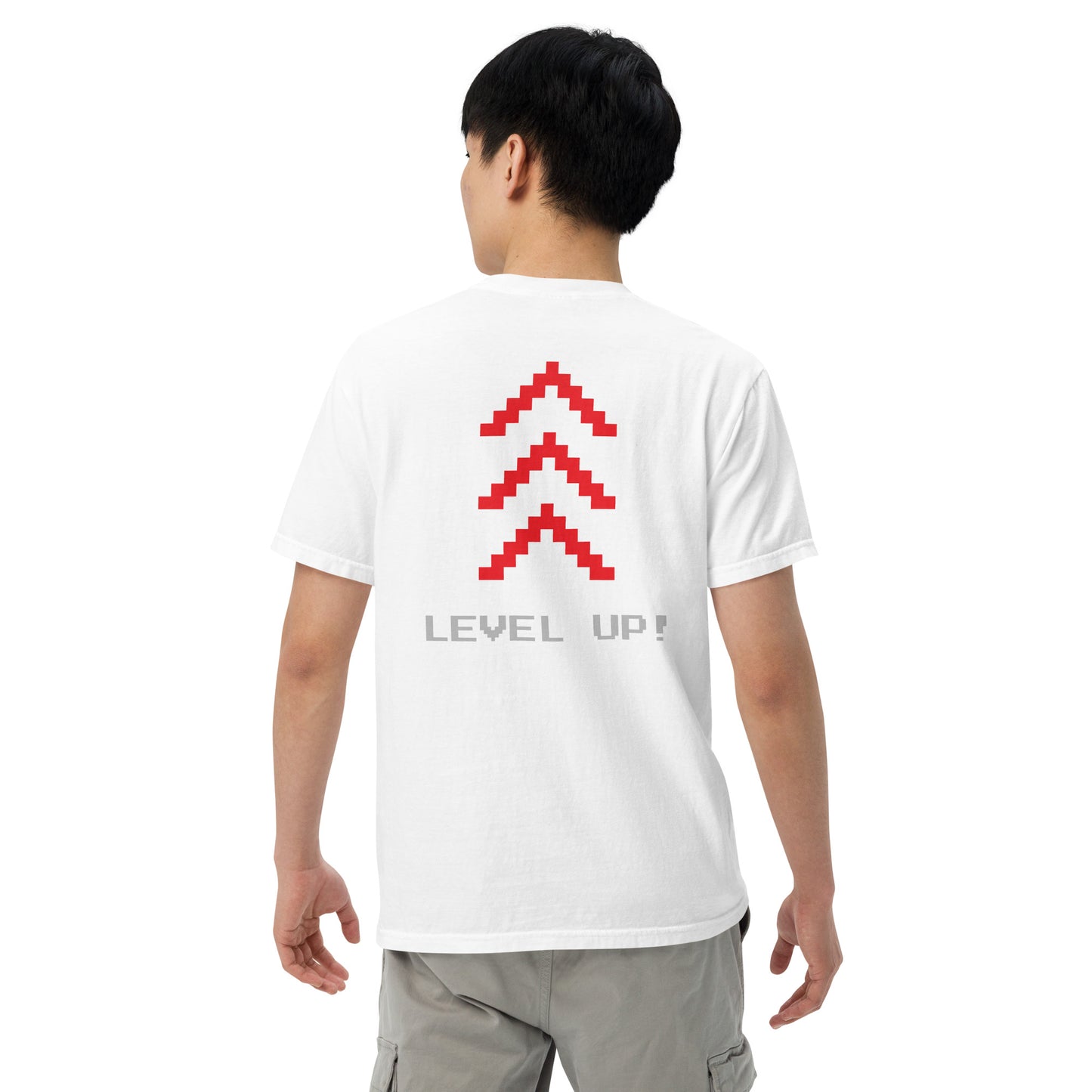 "Level Up" Unisex garment-dyed heavyweight t-shirt