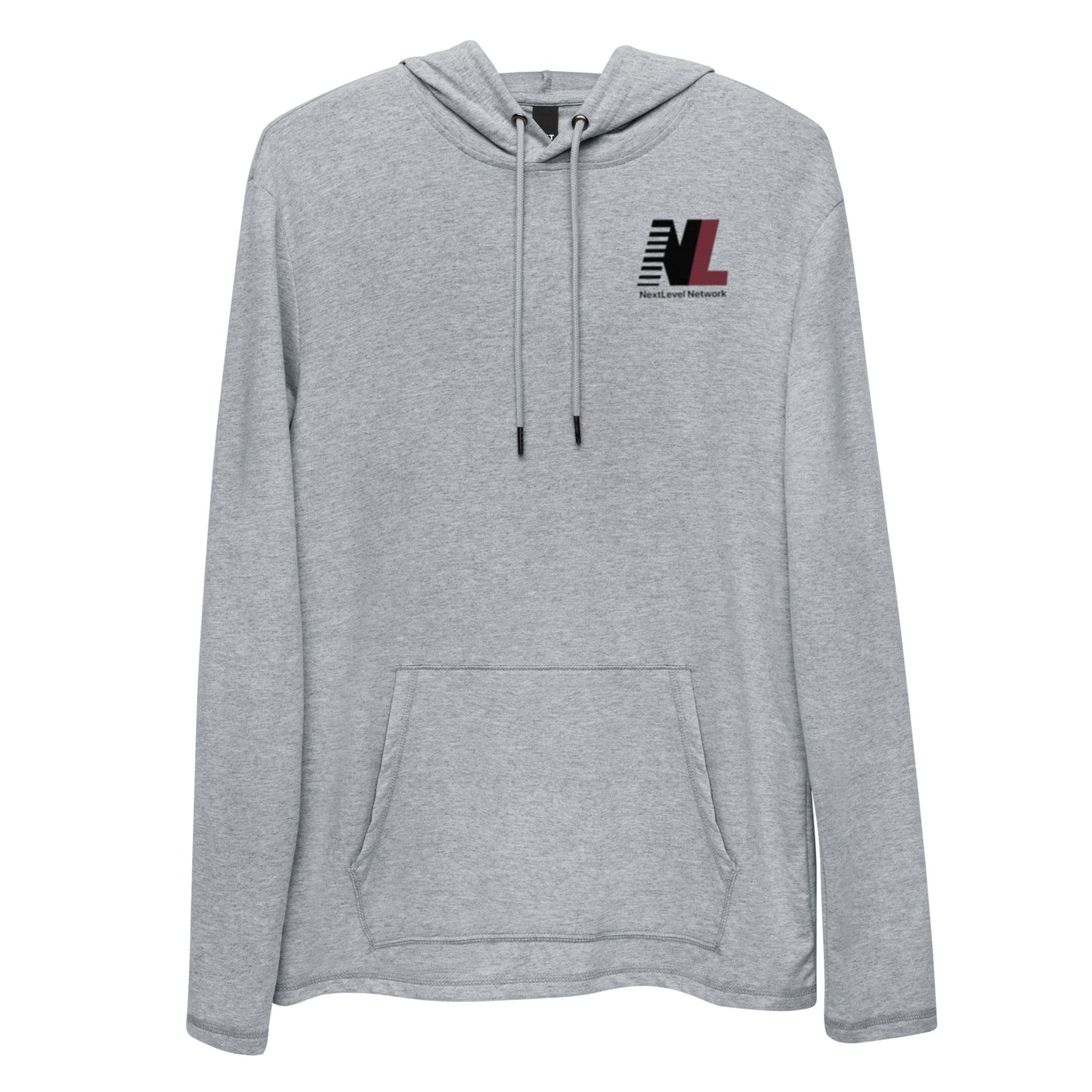 "Level Up" Grey Unisex Lightweight Hoodie