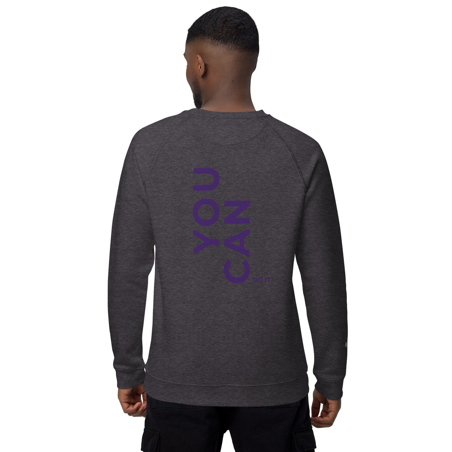 YOU CAN Unisex organic raglan sweatshirt