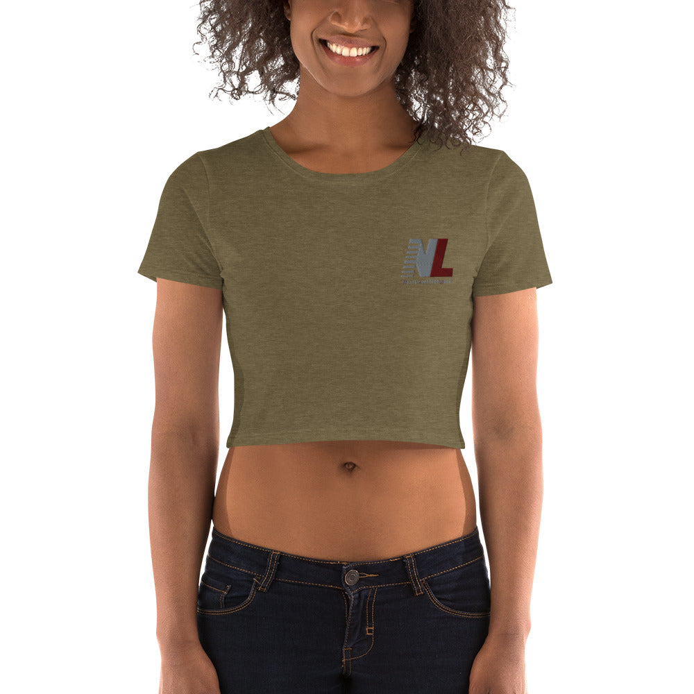 NextLevel Women’s Embroided Crop Tee