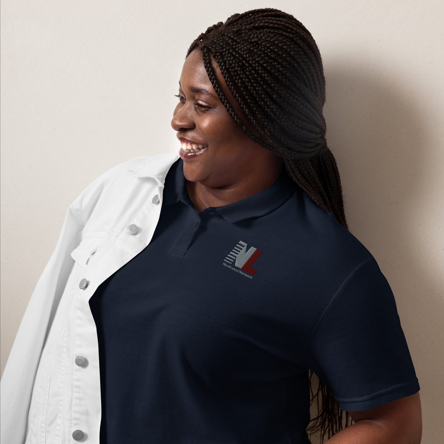 Women’s pique polo shirt